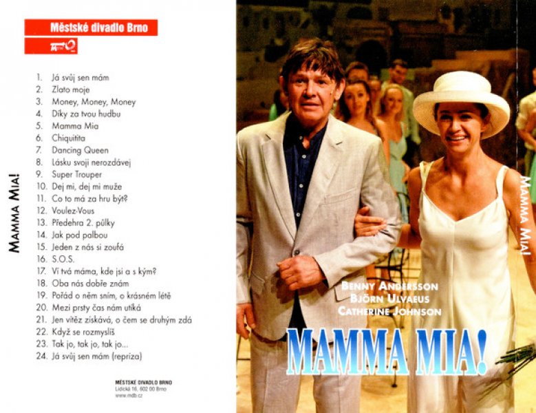 Cd Mamma Mia Original Czech Cast Musical Cds Dvds