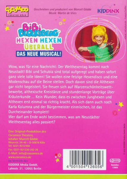 Dvd Bibi Blocksberg Hexen Hexen Berall Das Neue Musical Rc