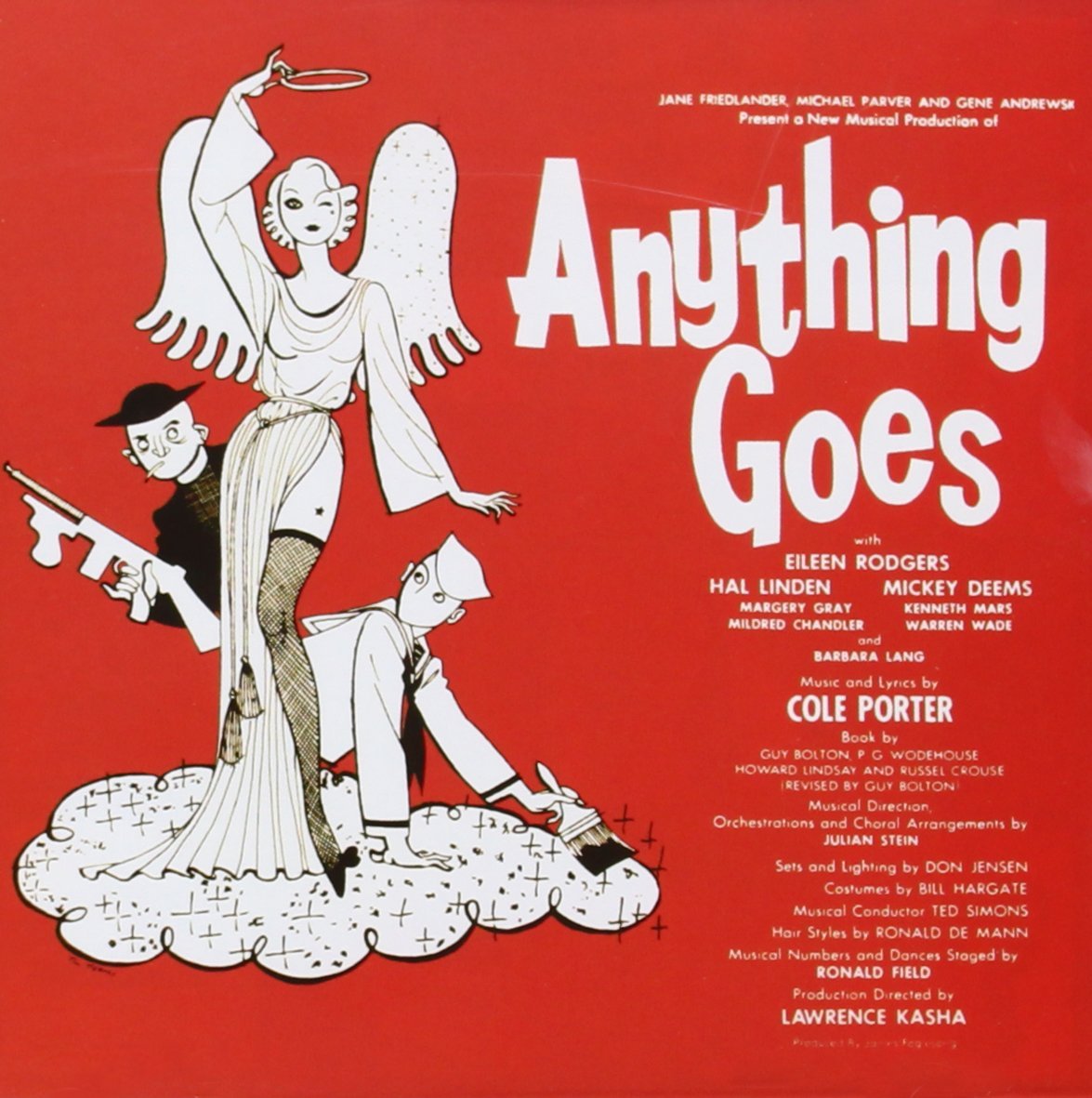 Go a musical. Хэл Линден сияние. Кол Портер мюзикл афиша. Cole Porter - anything обложка. Anything goes show.