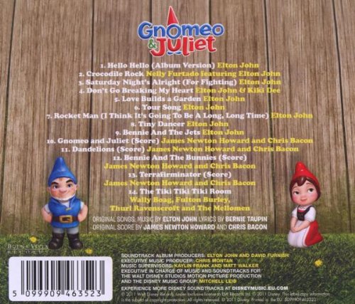 CD GNOMEO & JULIET - Original Filmsoundtrack 2011 --> Musical CDs, DVDs ...