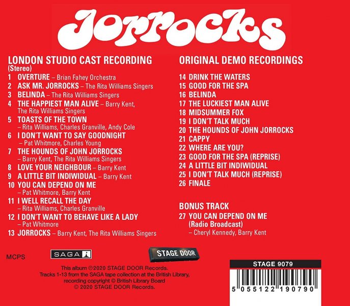 CD JORROCKS - Original London Studio Cast 1966 --> Musical CDs, DVDs ...