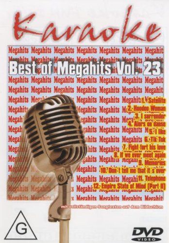 Karaoke-DVD Megahits Volume 23 (RC 0) --> Musical CDs, DVDs ...