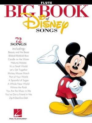 Sheet Music Big Book Of Disney Songs Flute Musical Cds Dvds Soundofmusic Shop
