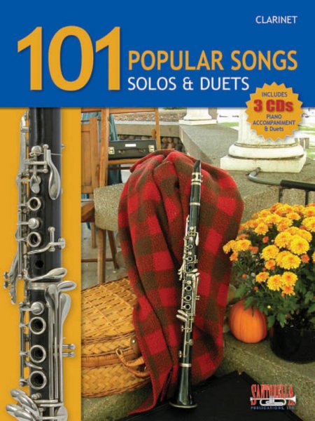 Sheet Music Playback Cd 101 Popular Songs Clarinet