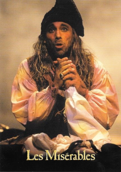 Postkarte Les Miserables Thenardier Ulrich Wiggers Musical Playback Playbacks Dvd Karaoke Cd Shop Noten