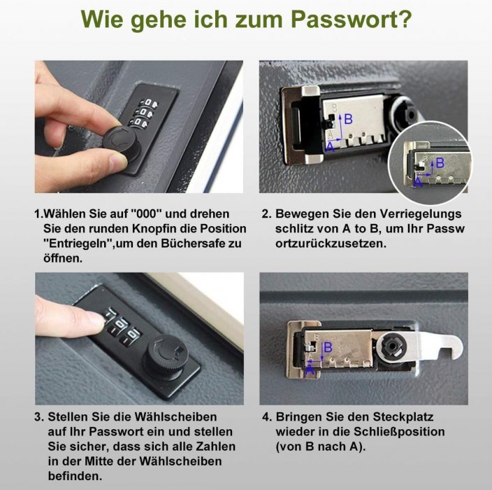 Book safe LES MISERABLES (hollow with hidden compartment, key and