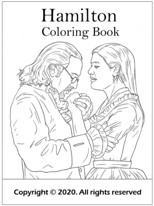 Buch HAMILTON Coloring Book / Malbuch > Musical, Playback