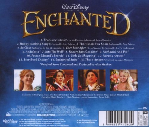 Cd Enchanted Original Filmsoundtrack 2007 Musical Cds Dvds Soundofmusic Shop