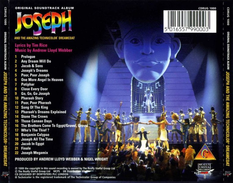 joseph and the amazing technicolor dreamcoat music