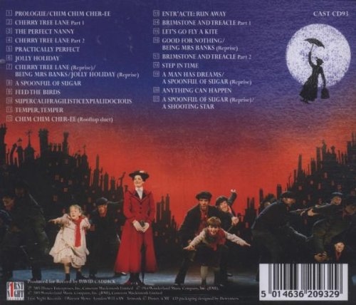 Cd Mary Poppins Original London Cast 2004 Musical Cds Dvds Soundofmusic Shop