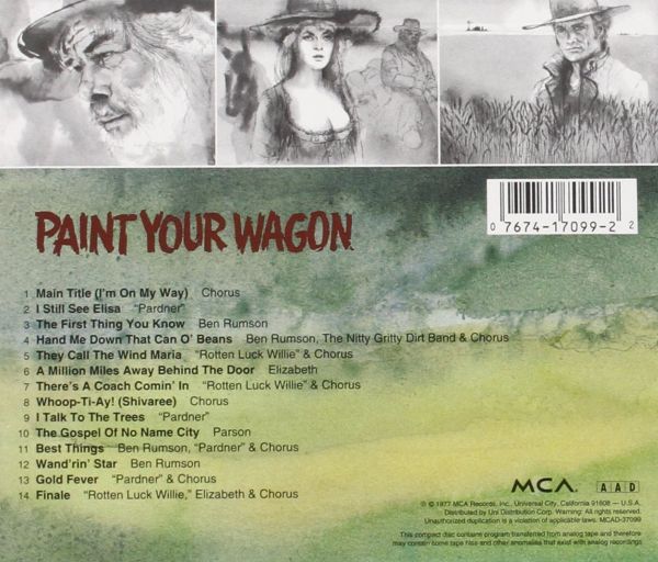 CD PAINT YOUR WAGON Original Filmsoundtrack 1970 > Musical