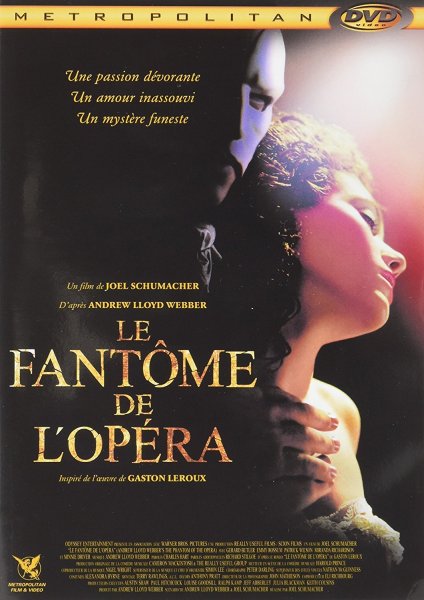 DVD The Phantom Of The Opera French Version RC 2 Musical