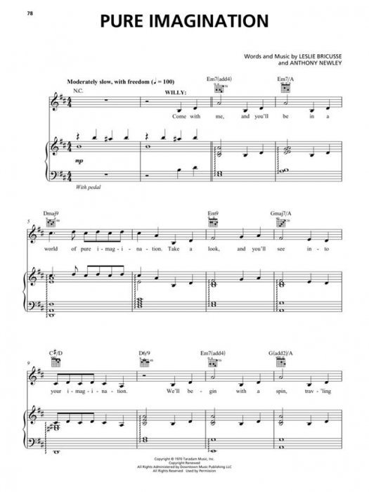 Noten CHARLIE AND THE CHOCOLATE FACTORY (PVG) > Musical, Playback