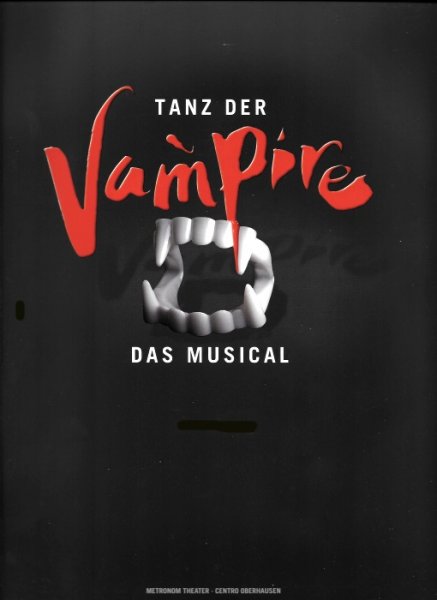 Programmheft TANZ DER VAMPIRE - Oberhausen 2008 (Jan Ammann 