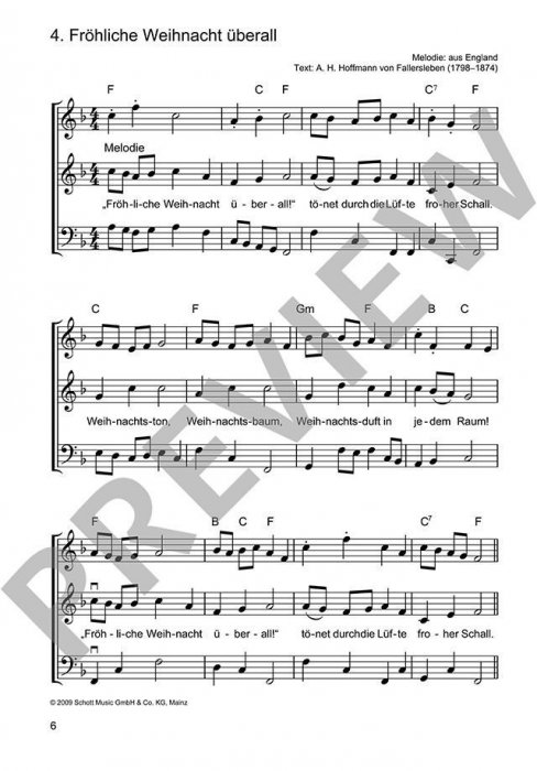 Sheet Music DIE SCHÖNSTEN WEIHNACHTSLIEDER (Trio Booklet) --> Musical