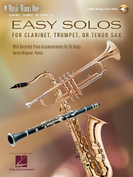 Sheet music + Download-Playbacks EASY SOLOS FOR CLARINET, TRUMPET