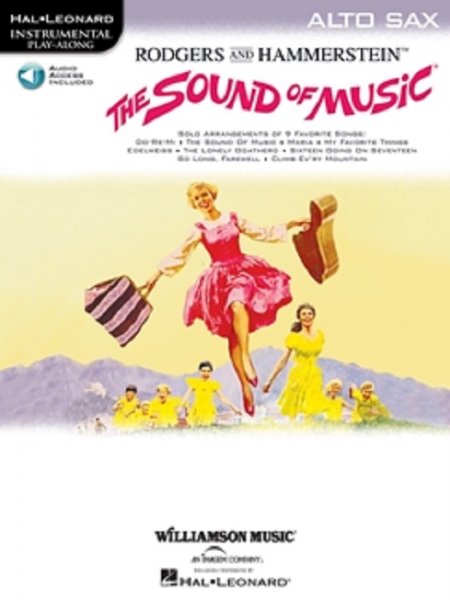 The Sound of Music Alto Sax Sheet Music Backing Track Play Along Partitura  